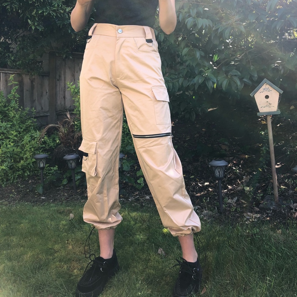 Utility Tan Cargo Pants
